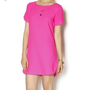 Hot pink shift Valentine's Day dress. Size medium